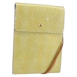 Authentic LOUIS VUITTON Monogram Vernis Kenmare Shoulder Bag Gris M91060 LV